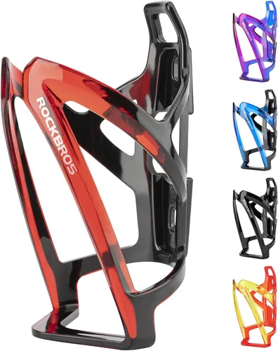 Vista 13 de ROCKBROS Portabotellas de Agua para Bicicleta Ultraligero, Jaulas para Botellas de Bicicleta con Tornillos y Herramienta, Soporte Universal