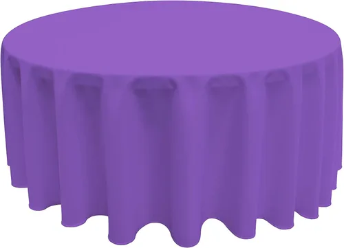 Vista 56 de GEFEII Servilletas de tela de poliéster sólido de 18 x 18 pulgadas para cocina, mantel rectangular cuadrado redondo para bodas, fiestas