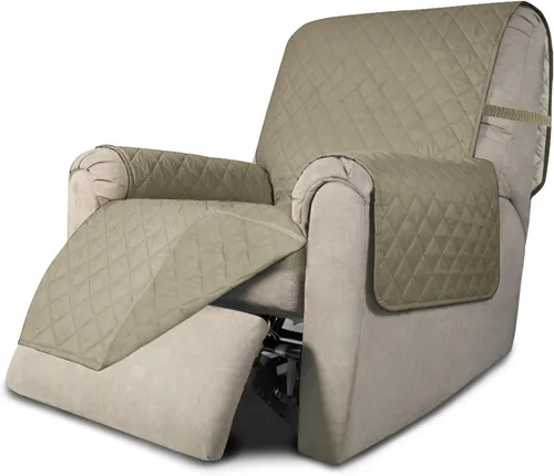 Vista 187 de Easy-Going - Funda reversible para sofá, resistente al agua, con varillas de espuma y correas elásticas, protector de muebles para mascotas y perros