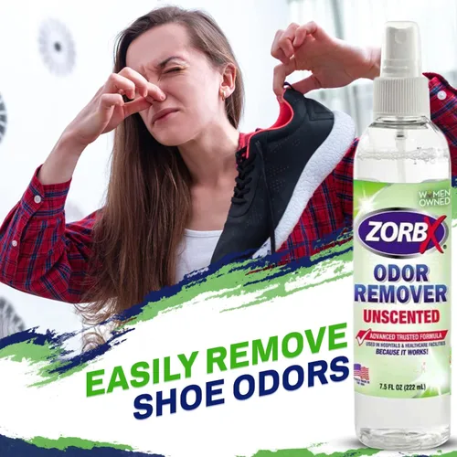 Vista 7 de ZORBX Paquete de aerosoles eliminadores de olores y solución de recarga, solución perfecta para olores funky y malos, paquete de desodorante