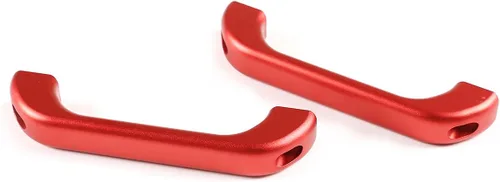 Vista 7 de Manija de agarre de puerta interior aleación de aluminio para Land Rover Defender 90 110 Interior A-Pillar Handle Accesorios de coche (rojo)