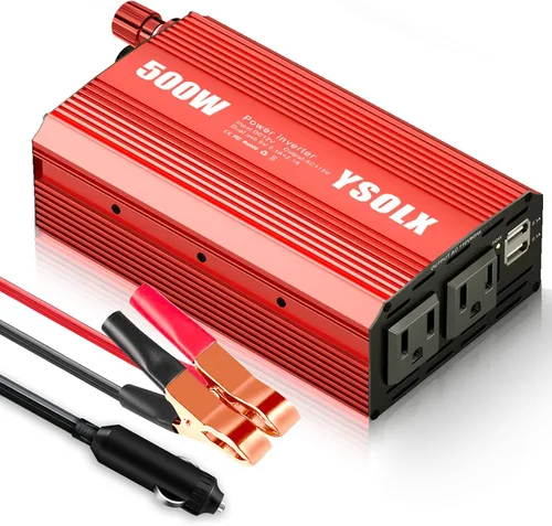 Vista 9 de YSOLX Inversor de corriente de 1000 vatios de 12 V CC a 110 V/120 V CA