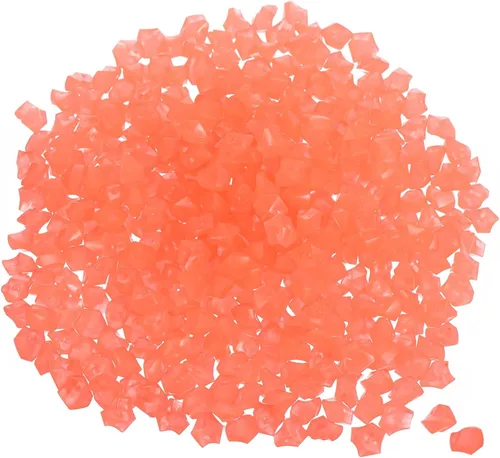 Vista 10 de MECCANIXITY 1500 piedras brillantes de 8 a 0.394 in, decoración en la oscuridad, piedras luminosas, decoración de bricolaje azul oscuro para jardín