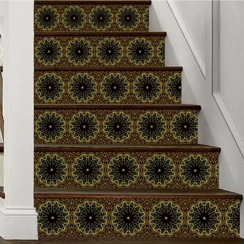 Vista 5 de 10 hojas de calcomanías para azulejos de 6 x 6 pulgadas, vinilo impermeable para cocina, baño, ducha, decoración de pared