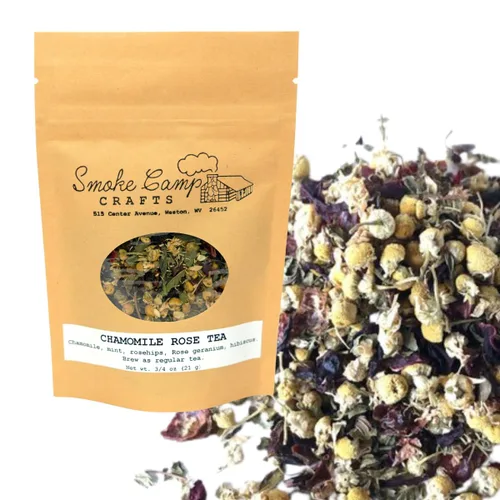 Vista 3 de Smoke Camp Crafts Mezcla de té de hierbas - Mezcla bronquial, 3/4 oz (21 g)