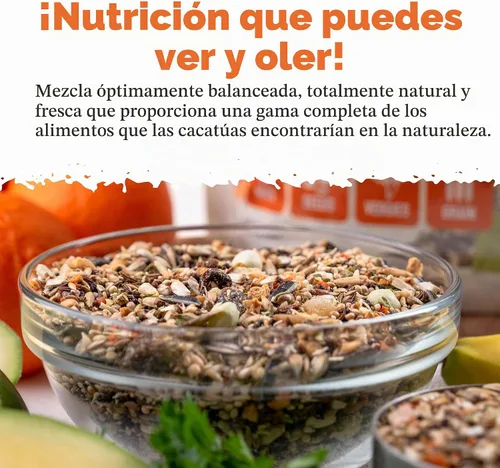 Vista 2 de Dr. Harvey's Mezcla de cacatúa colosal para cacatúas (4 lb)