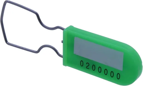 Vista 11 de Candado de alambre de seguridad para medidor eléctrico, paquete de 50 (azul)