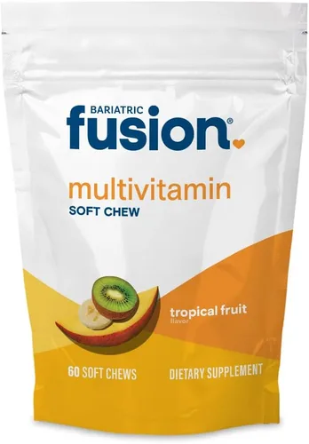 Vista 10 de Bariatric Fusion Multivitamínico bariátrico suave con sabor a fruta de cereza y piña para pacientes poscirugía bariátrica, incluyendo derivación