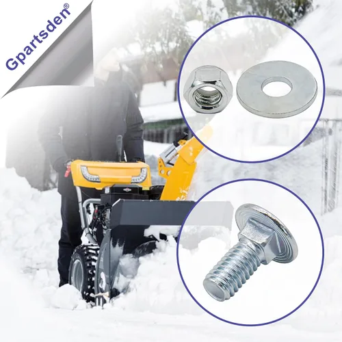 Vista 5 de 6PK 710-0451 712-04063 Kit de tuercas y arandelas para zapata deslizante MTD Cub Cadet Yardman 784-5580 736-0242 712-04063 GW-37002 soplador de nieve