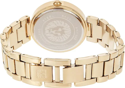 Vista 2 de Anne Klein Reloj de pulsera con esfera de diamante genuino para mujer