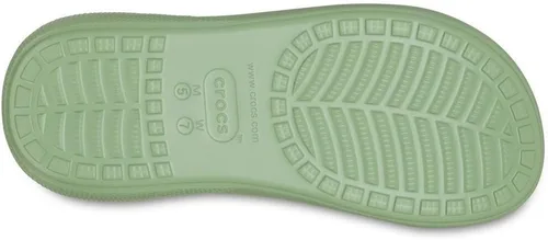 Vista 6 de Crocs Sandalias clásicas unisex para adultos Crush Verde Pálido