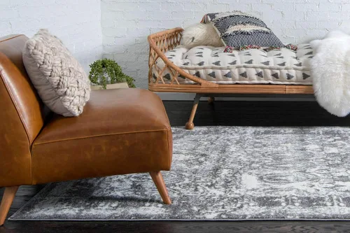 Vista 3 de Unique Loom - Alfombra estilo tradicional de Rosso Collection, Polipropileno