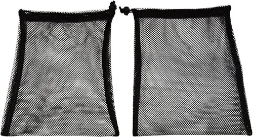Vista 7 de Bolsas de almacenamiento de malla de nailon multiusos con cordón para pelotas de golf, juguetes, herramientas, viajes, actividades al aire libre