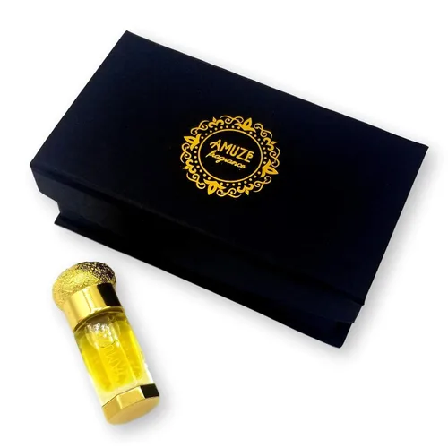 Vista 6 de Emerald Firdaus, 0.4 fl oz - METAL Aceite de perfume premium Aceite Attar Sin alcohol Vegano y libre de crueldad