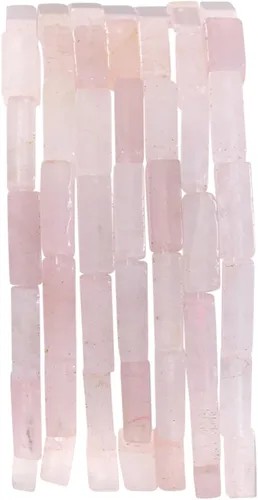 Vista 29 de Cuentas de tubo rectangular de jade africano natural, 0.157 x 0.512 in, 15.0 in/str sueltas semi piedras preciosas para hacer pulseras, collares