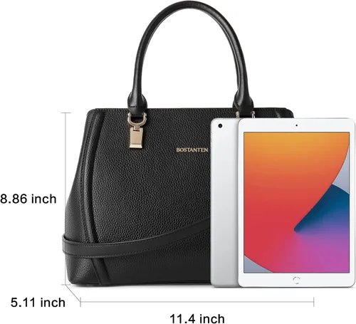 Vista 3 de BOSTANTEN Paquete de bolsos de cuero para mujer