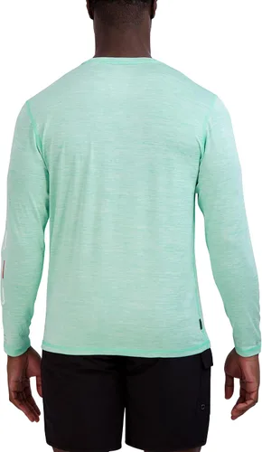 Vista 4 de Spyder Mens Long Sleeve Rashguard Quick-Dry Swim Shirt Sun Protection, Performance Top