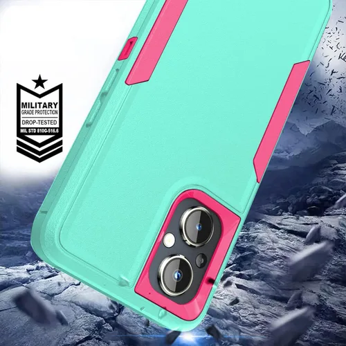 Vista 3 de Asuwish Funda protectora de pantalla de vidrio templado para OnePlus Nord N20 5G y protector delgado de doble capa protectora One Plus N 20 G5 1