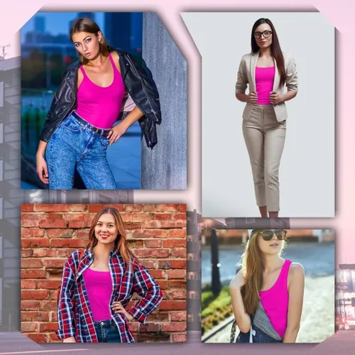 Vista 2 de Leotardos de baile para mujer, básicos, sin mangas, para ballet, con cuello redondo, para adultos