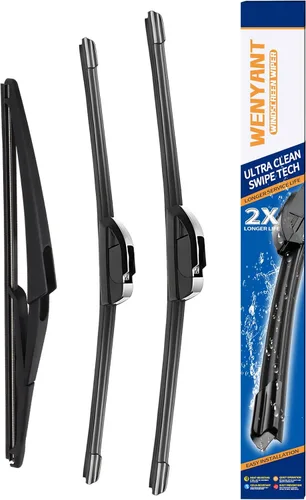 Vista 10 de Limpiaparabrisas de 15/15/13 pulgadas compatibles con Jeep Wrangler 2007-2017 Wrangler JK 2008-2018, limpiaparabrisas delantero y trasero para mi