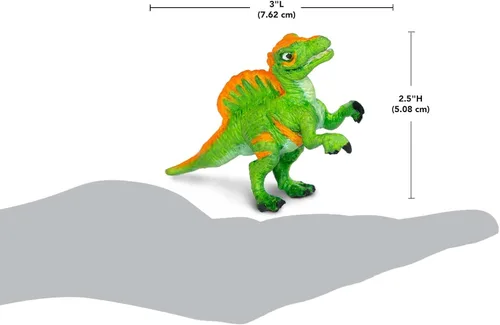 Vista 5 de Safari Ltd. Dino Dana Baby Spinosaurus in Egg Figurine - Huevo de dinosaurio de 4.5 pulgadas, juguete educativo para niños, niñas y niños a partir