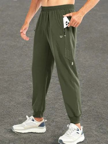 Vista 7 de NORTHYARD Pantalones deportivos para correr para hombre, ligeros, de secado rápido, para gimnasio, deportes activos, entrenamiento en pista