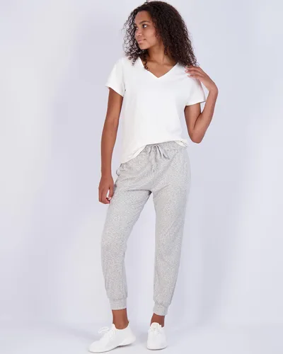 Vista 4 de Paquete con 3 unidades Pantalones deportivos de yoga ultra suaves para mujer con bolsillos y cordón (disponibles en tallas grandes)