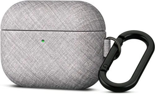 Vista 31 de Haobobro Funda de piel para AirPods Pro 3, piel seleccionada respetuosa con la piel, con textura de fibra de carbono, hecha a mano, funda rígida