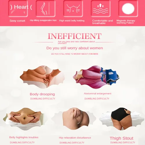 Vista 8 de Cross Compression Abs Shaping Pants Adoremoon Cross Compression Abs Booty High Waisted Shaper