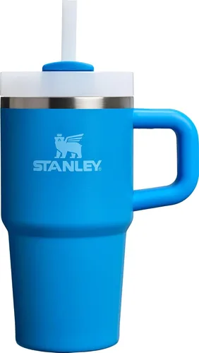 Vista 103 de STANLEY Quencher H2.0 Vaso Térmico con asa y pajilla, 64 onzas, tapa Flowstate de 3 posiciones, gran capacidad para viajes y deportes, vaso de acero