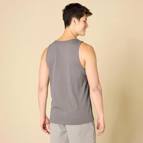 Vista 3 de Tienda Essentials Camiseta sin mangas para hombre, camiseta de ajuste regular