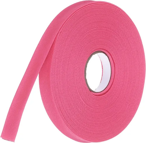 Vista 107 de MECCANIXITY Cinta al bies de doble pliegue de 1 pulgada, cinta al bies de poliéster continua a granel para coser, costura, acolchado, dobladillo
