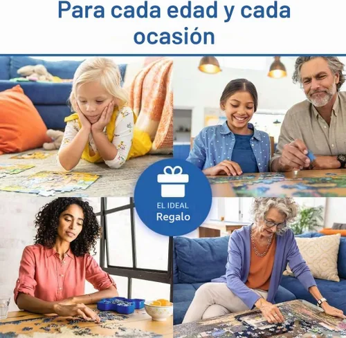 Vista 7 de Ravensburger Looney Tunes Studio - Rompecabezas de 1000 piezas para adultos