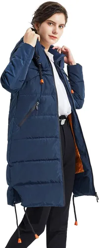 Vista 3 de Parka gruesa Orolay de mujer con cordones y capucha