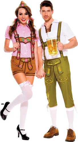 Vista 3 de MUSIC LEGS Mujer Lederhosen Beer Babe