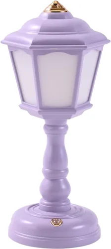 Vista 9 de Mini lámpara de escritorio vintage, lámpara de escritorio LED, lámpara de mesa regulable, lámpara de lectura con puerto de carga USB, control