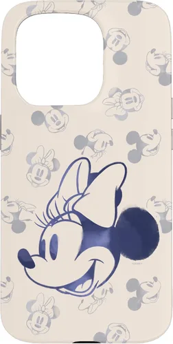 Vista 14 de Funda clásica retro vintage para iPhone 16 Disney Minnie y Mickey Mouse Heads