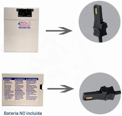 Vista 3 de Reemplazo del cargador de batería de 12V para ruedas eléctricas