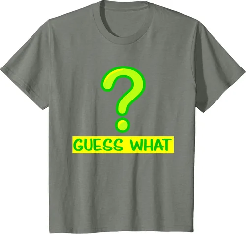 Vista 97 de Question Mark playera Guess What playera, hombre XL, Púrpura