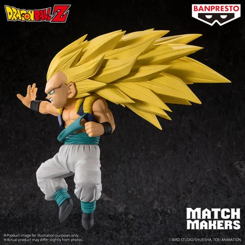 Vista 5 de Banpresto - Dragon Ball Z - Super Saiyan 3 Gotenks (vs Majin Buu) Figura de Match Makers