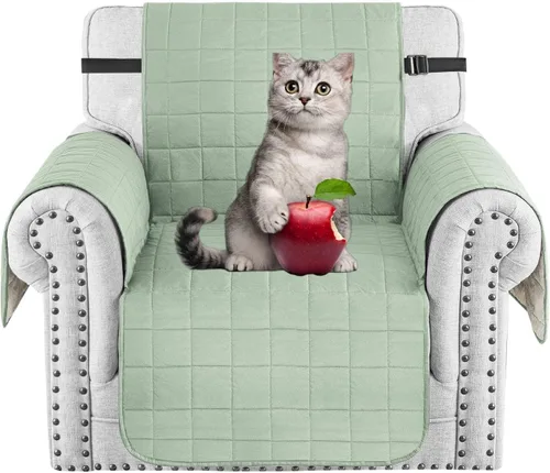 Vista 15 de MAXIJIN Fundas impermeables para sofá de 3 cojines, aptas para mascotas, fundas acolchadas para sofá de 69 pulgadas, lavables, protector de sofá