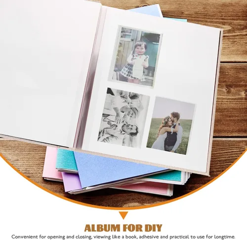 Vista 9 de NUOBESTY álbumes de fotos vintage álbumes de boda álbum de fotos de bricolaje álbum de fotos resistente al desgarro álbum de fotos de viaje álbum