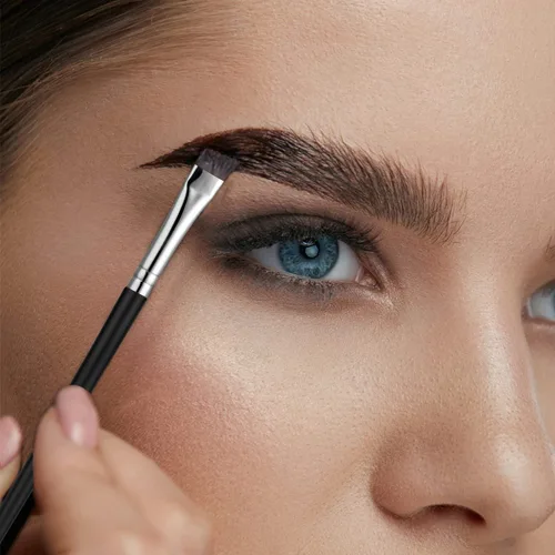 Vista 5 de Precision Gel Eye Liner Brush - Pinceles para delineador de ojos en ángulo fino, herramienta de maquillaje de ojos con cerdas sintéticas, ángulo