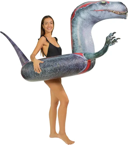 Vista 5 de PoolCandy Inflatable 42" inch Animal Pool Tubes and Swim Rings