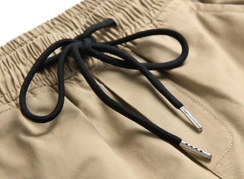 Vista 4 de LOKTARC - Pantalones de chándal con cordón para niños, diseño de camuflaje
