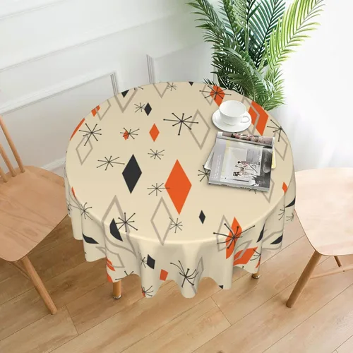 Vista 18 de Mantel decorativo con patrón azteca, estilo nativo étnico, bohemio, geométrico, verde, para cocina, banquete de fiesta y vacaciones, color negro