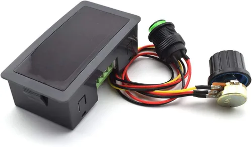 Vista 4 de SDTC Tech Controlador de velocidad del motor de 6V-30V 8A DC 6V 12V 24V PWM Interruptor de control de velocidad sin pasos Regulador de controlador