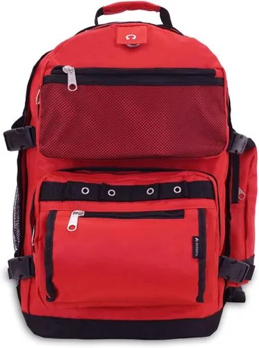 Vista 2 de Everest Mochila de lujo de gran tamaño para equipaje, Rojo -, Mochila Deluxe de gran