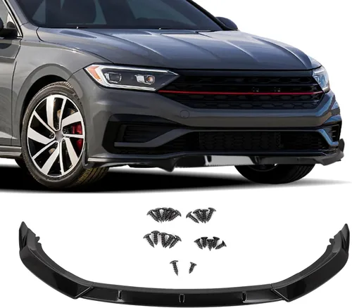Vista 61 de SCITOO Alerón de borde de parachoques delantero mate negro para Ford Focus ST años 2013-2014 - Spoiler frontal de polipropileno