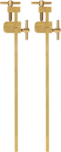 Vista 6 de KAKURI HATAGANE - Abrazaderas de barra para carpintería de 3-3/4 pulgadas, abrazaderas de madera japonesas HATAGANE, juego de herramientas de 2
